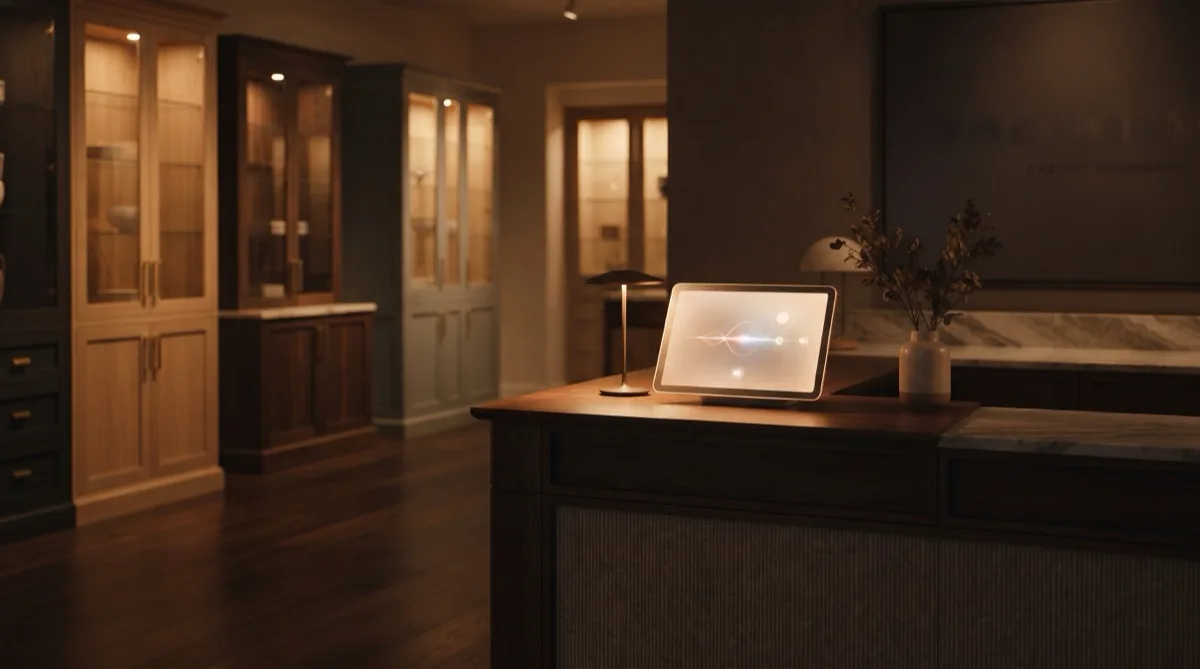 AI Receptionist for Cabinet Showrooms