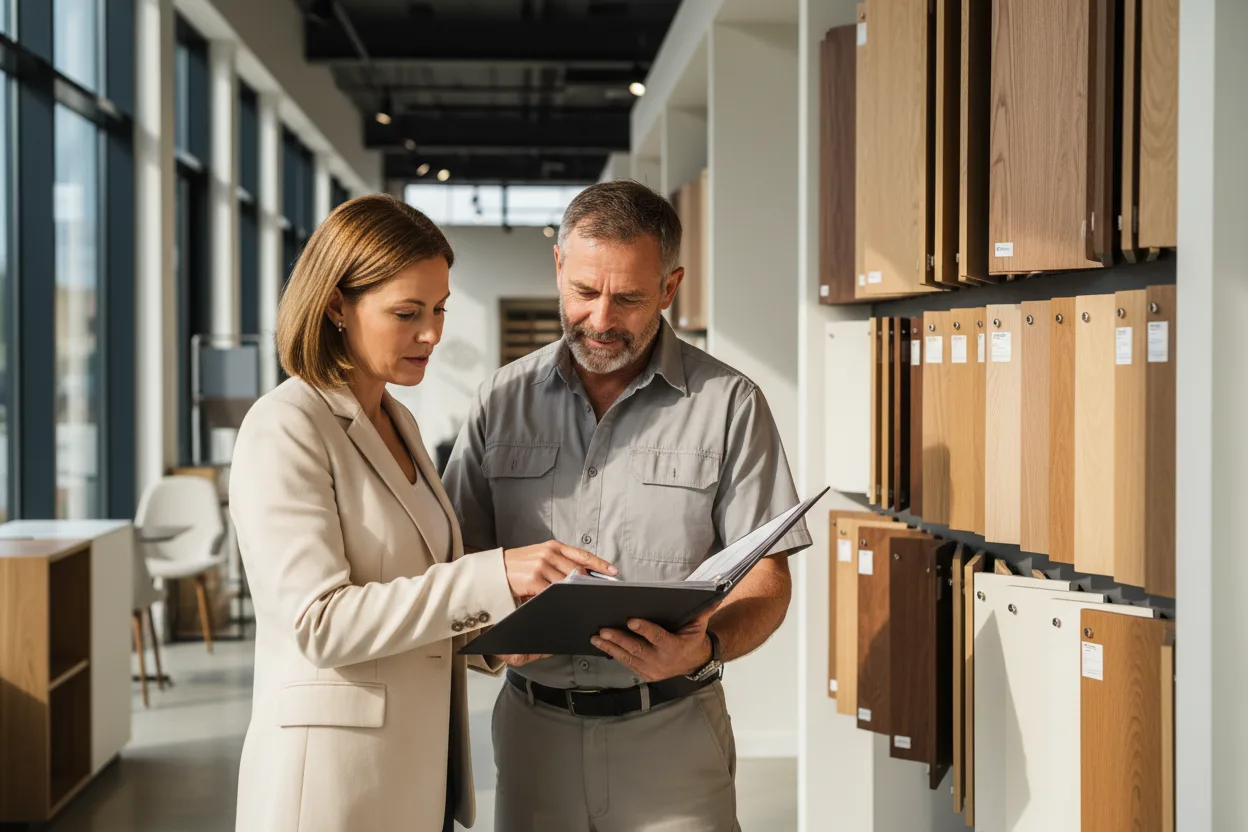 Specialist cabinet-and-bath contractor agency checklist versus a generic home-services retainer that reports vanity metrics