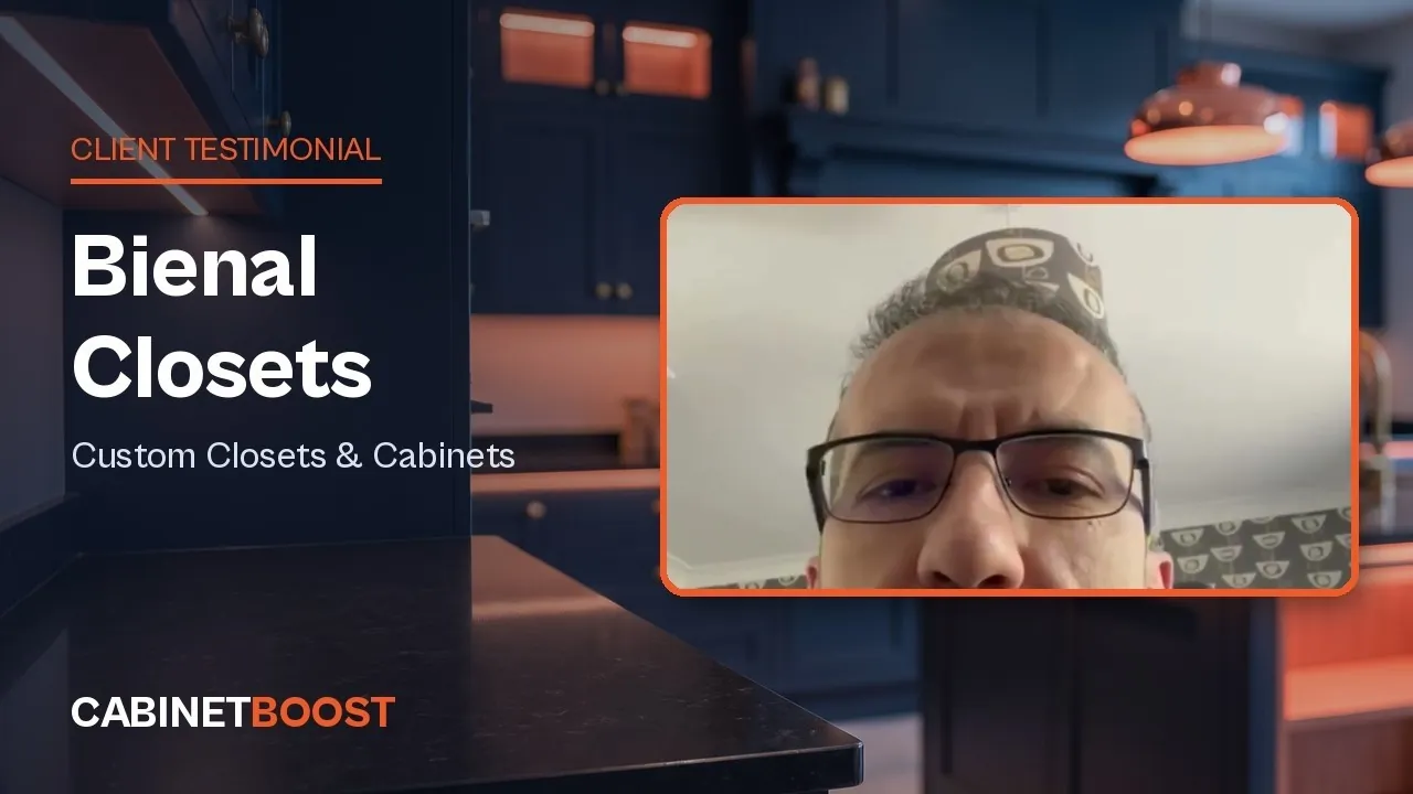 A still from the Bienal client testimonial video