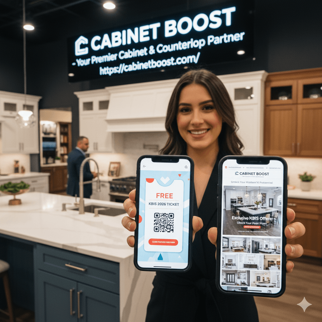 KBIS free ticket cabinet boost